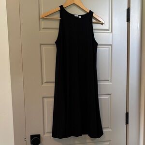 GAP Sleeveless Black Midi Dress